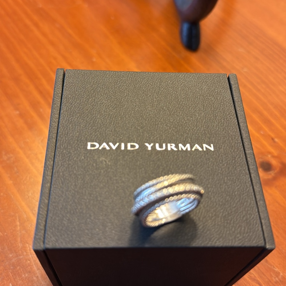 David Yurman Silver Women's Ring - Picture 7 of 10